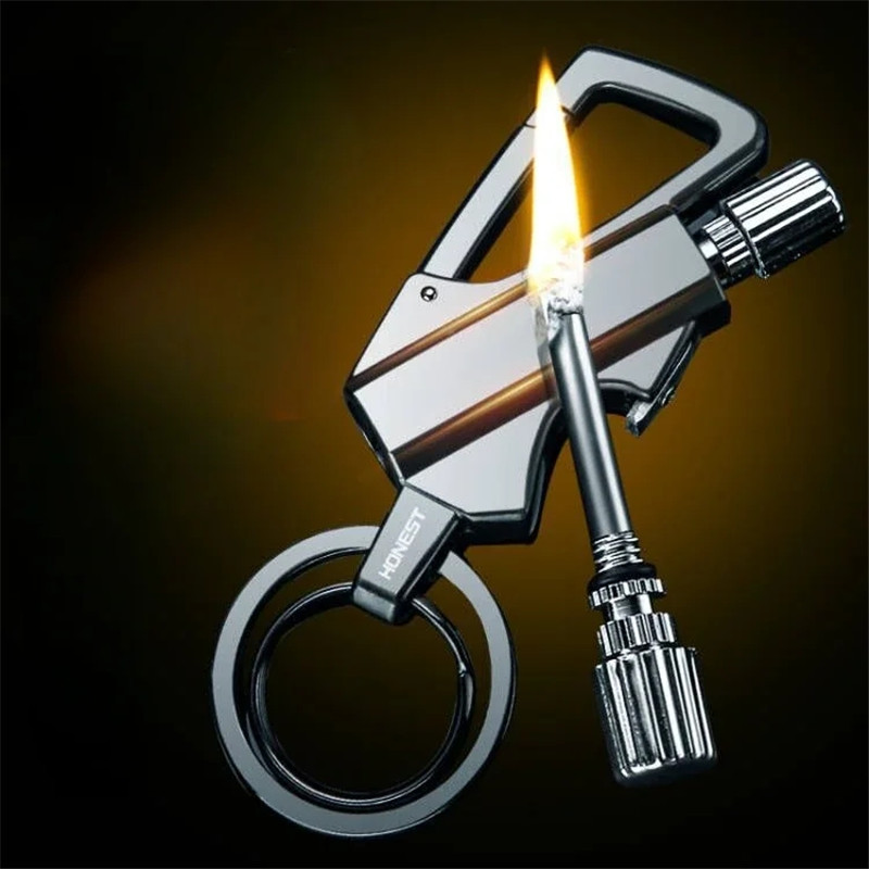 Fire Starting Kit - HOT keychain Outdoor Metal Portable Lighter