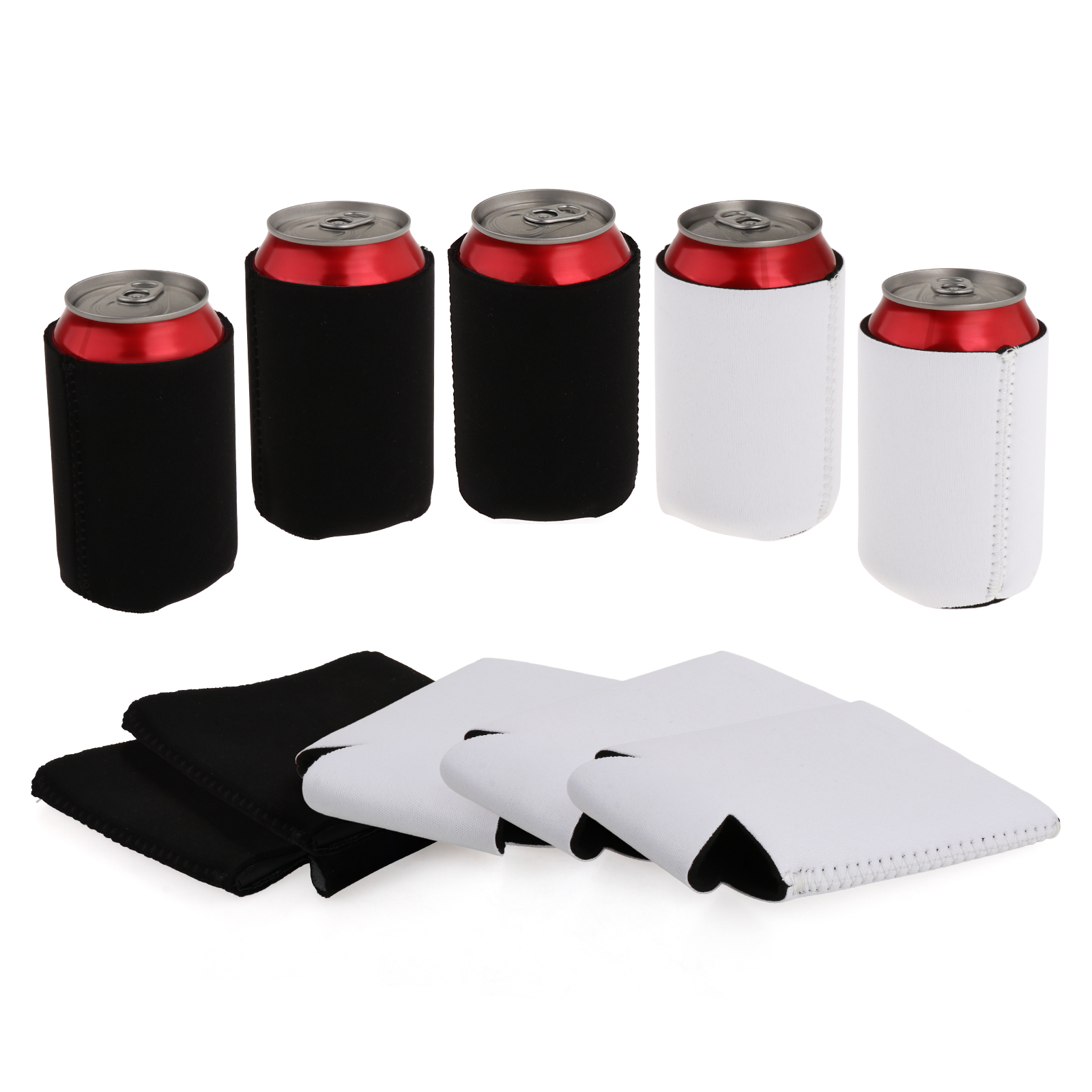 Water Bag Collapsible - 10x Beer Cans Coolers Sleeves Collapsible
