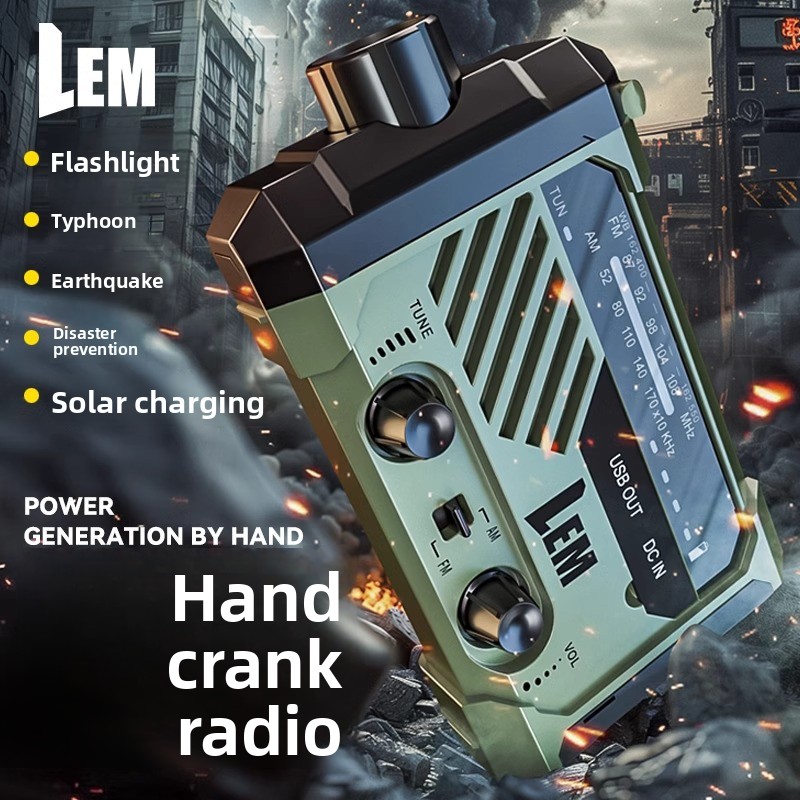 Survival Radio-Emergency Hand  - Solar Emergency Charger บทวิจารณ์และราคา