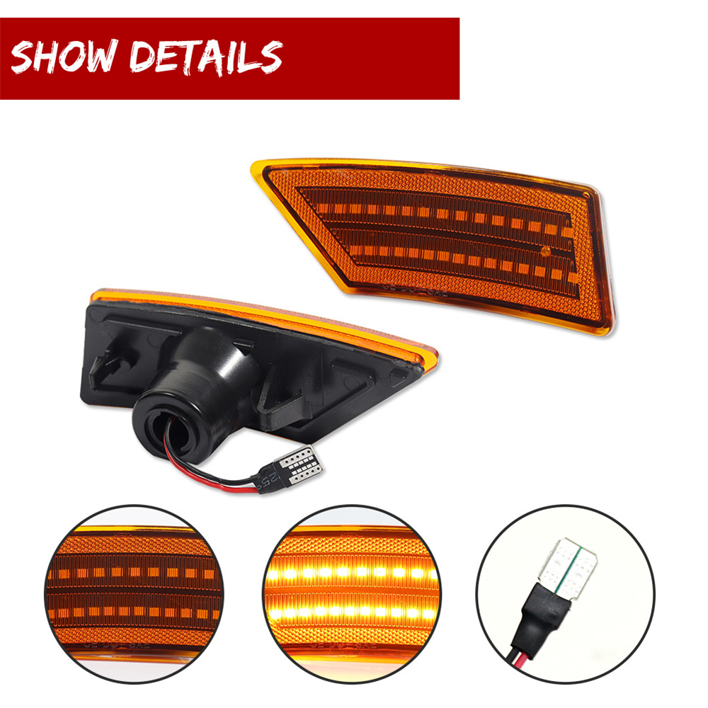 2PCS Car LED Front Side Marker - Signal Flare Kit บทวิจารณ์และราคา