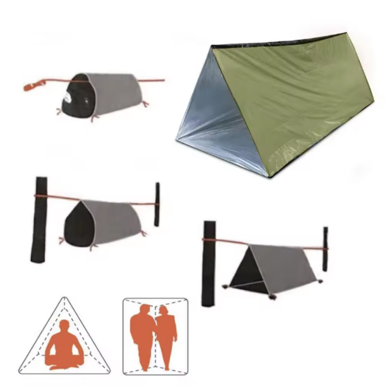 Waterproof Reusable 2 Person M - Emergency Mylar Tent บทวิจารณ์และราคา