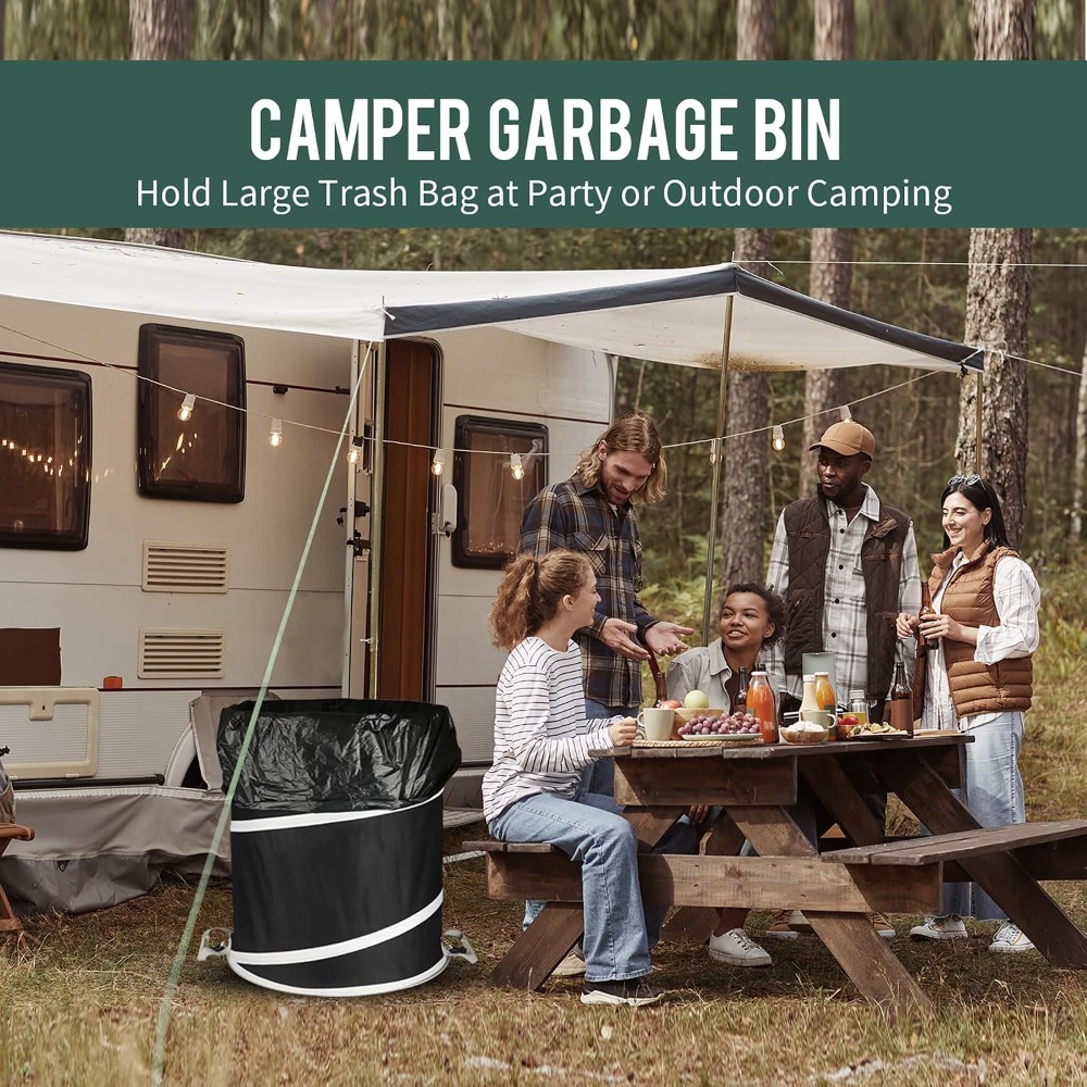 40 Gallon Collapsible Trash Ca - Water Bag Collapsible บทวิจารณ์และราคา