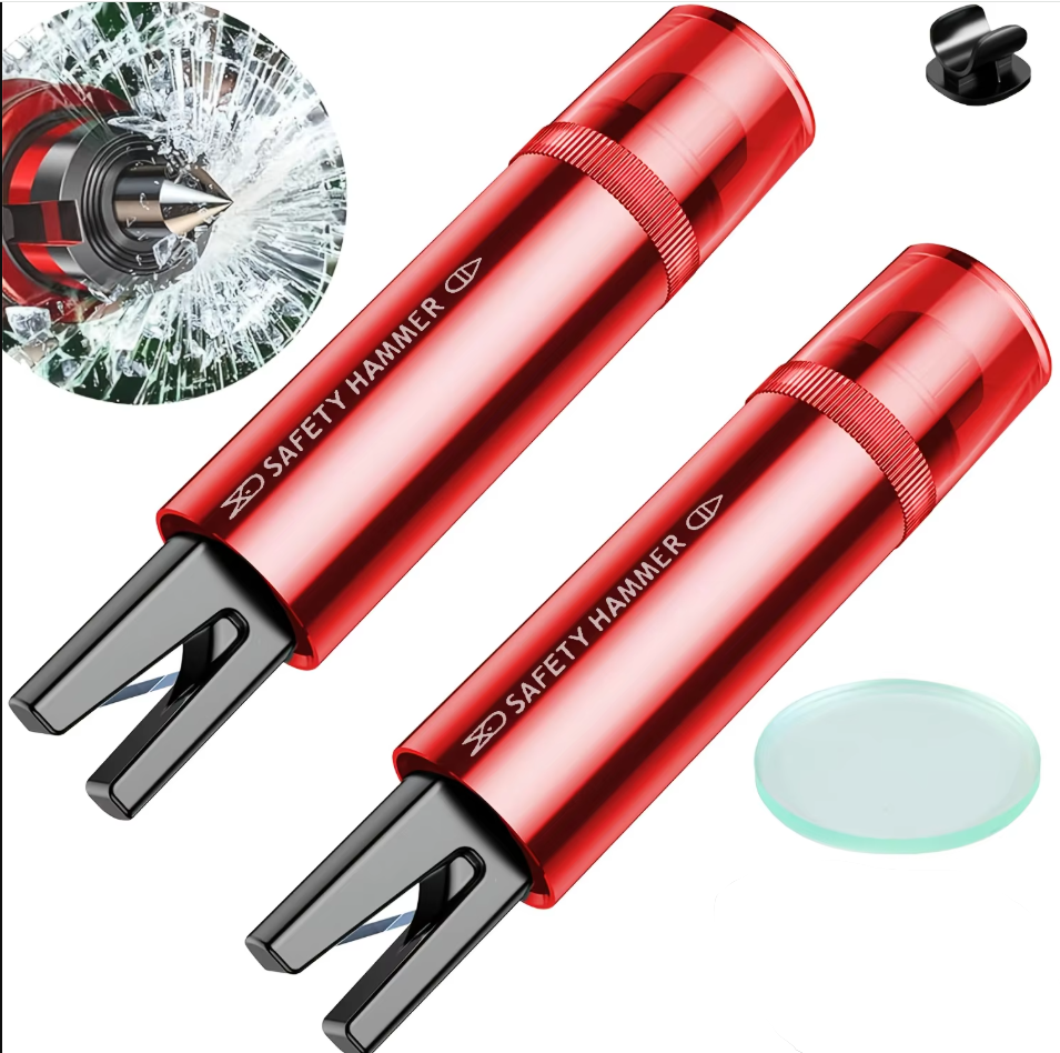 Car Safety Hammer Window Glass - Rescue Rope Throw บทวิจารณ์และราคา
