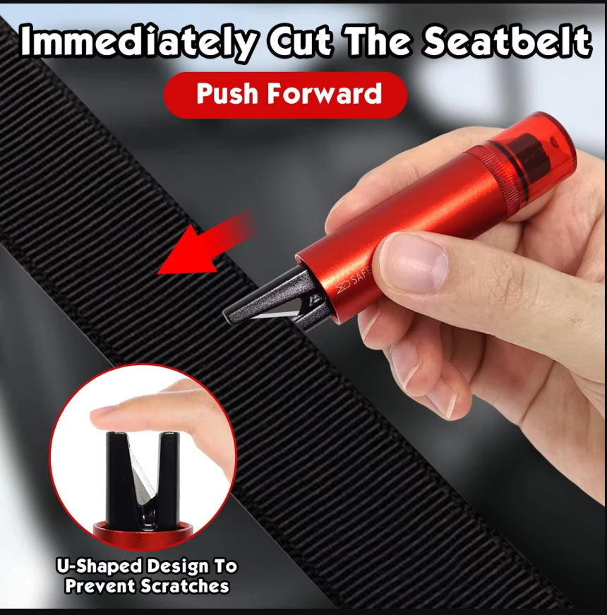 Car Safety Hammer Window Glass - Rescue Rope Throw บทวิจารณ์และราคา