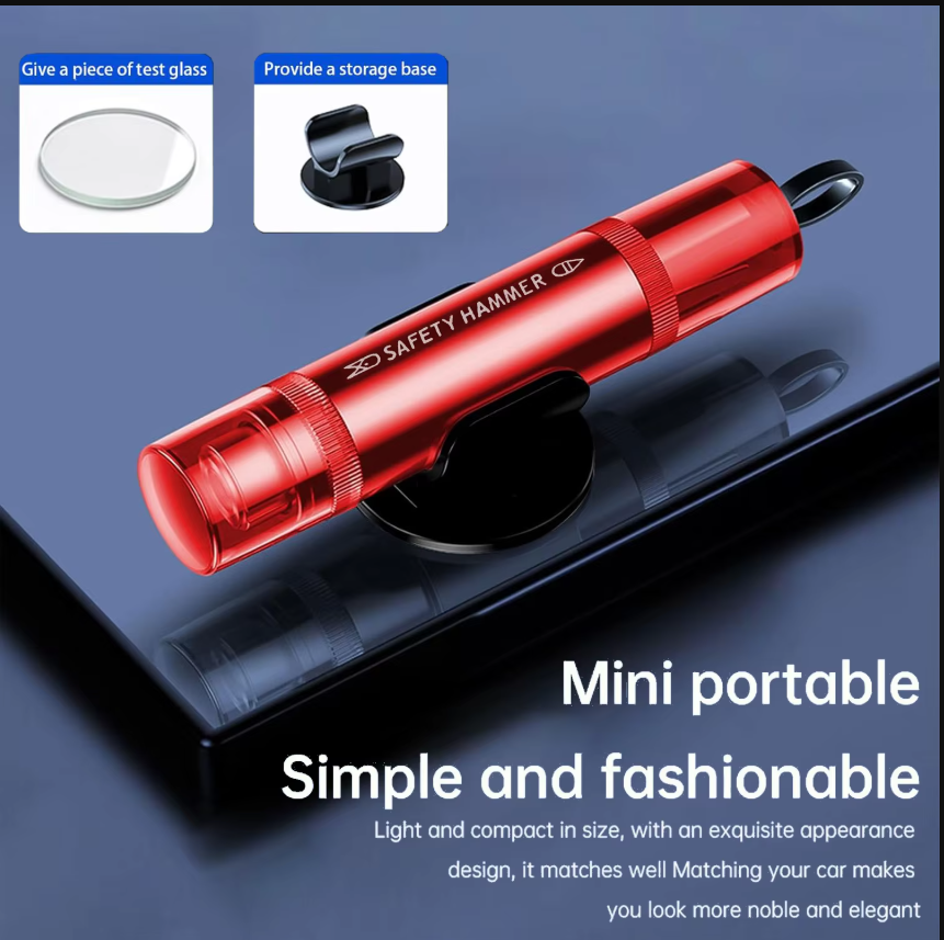 Car Safety Hammer Window Glass - Rescue Rope Throw บทวิจารณ์และราคา