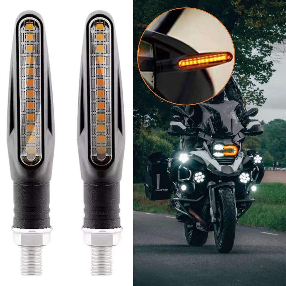 2PCS Universal LED Turn Signal - Sos Light Strobe บทวิจารณ์และราคา