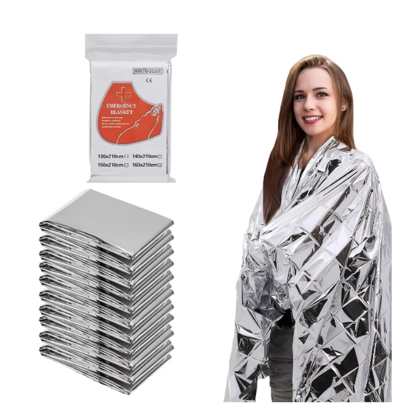 Portable Lightweight Aluminum  - Survival Blanket Reflective บทวิจารณ์และราคา
