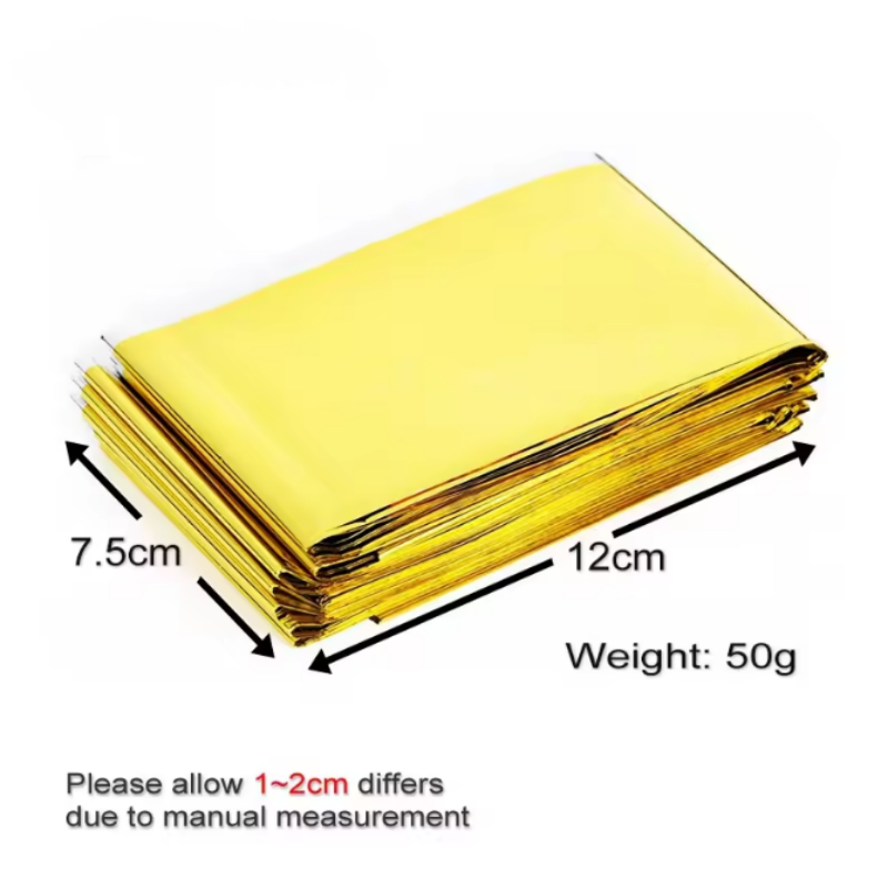 Multi-Scenario Windproof Water - Survival Blanket Reflective บทวิจารณ์และราคา