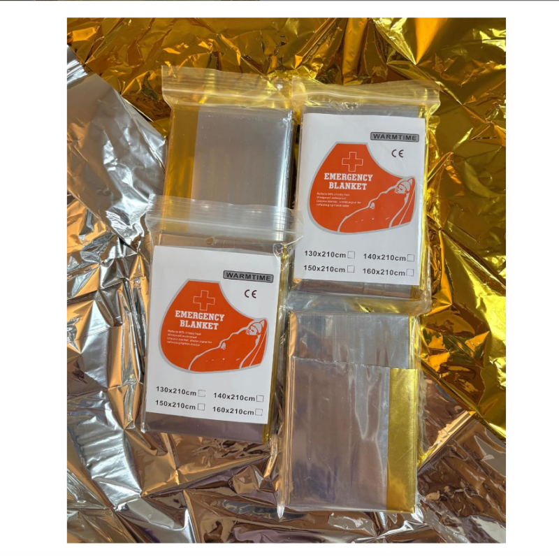 4 Pack Gold Silver Mylar Emerg - Survival Blanket Reflective บทวิจารณ์และราคา