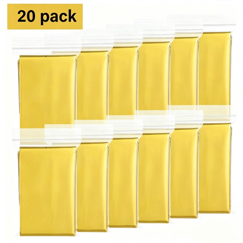 Wholesale 20 Pack Giant 83x63  - Survival Blanket Reflective บทวิจารณ์และราคา