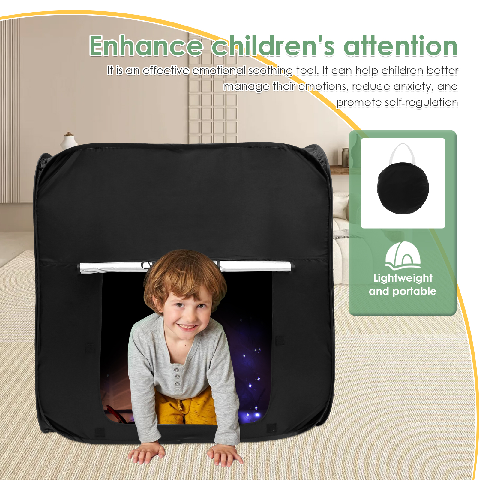 Kids Sensory Tent Portable Sen - Emergency Mylar Tent บทวิจารณ์และราคา