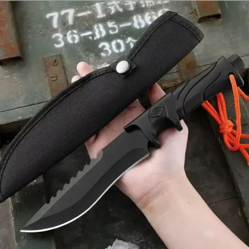 Outdoor High hardness straight - Bushcraft Knife Fixed บทวิจารณ์และราคา
