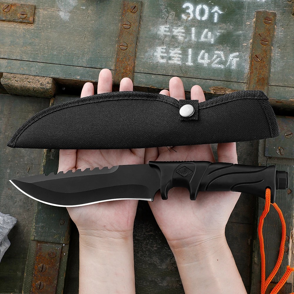 Outdoor High hardness straight - Bushcraft Knife Fixed บทวิจารณ์และราคา