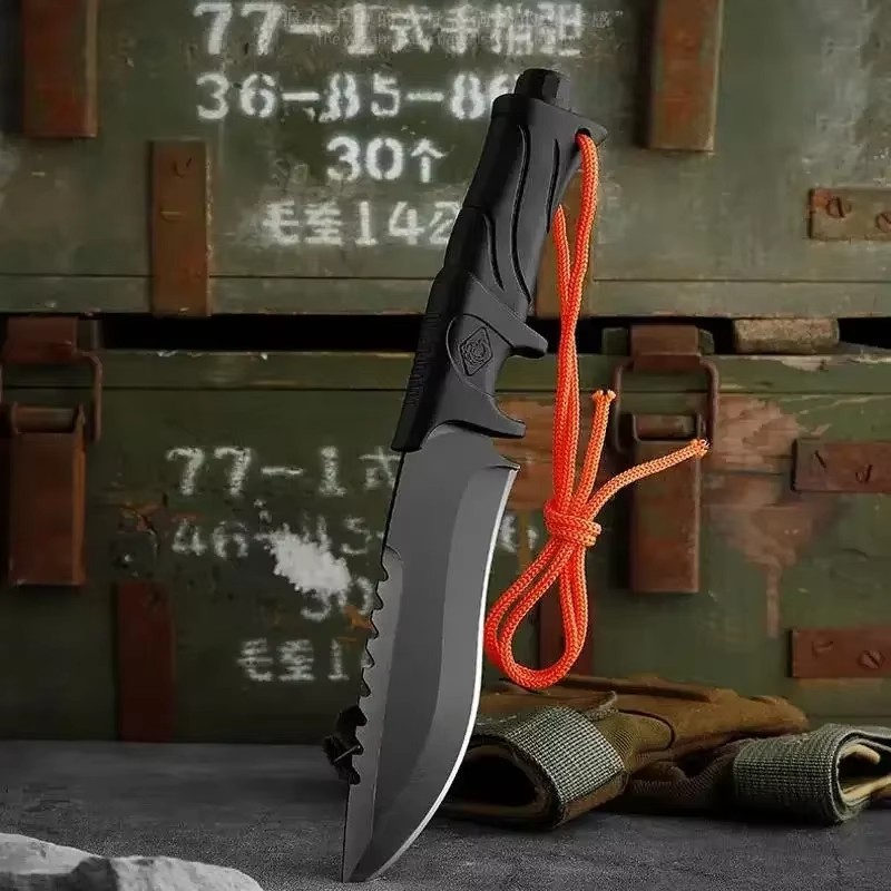 Outdoor High hardness straight - Bushcraft Knife Fixed บทวิจารณ์และราคา