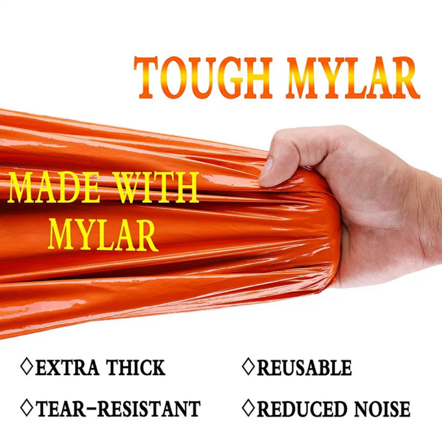 Emergency Sleeping Bag, Mylar  - Emergency Mylar Tent บทวิจารณ์และราคา